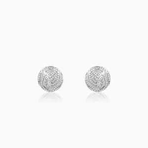 Silver Art Nouveau Earrings Giva