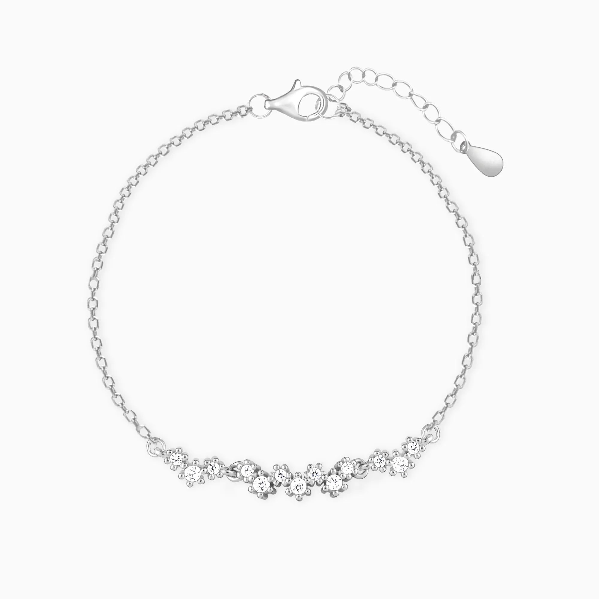 Silver Beautiful Glittering Bracelet Giva