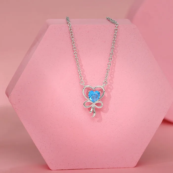Silver Bonded Hearts Necklace Giva