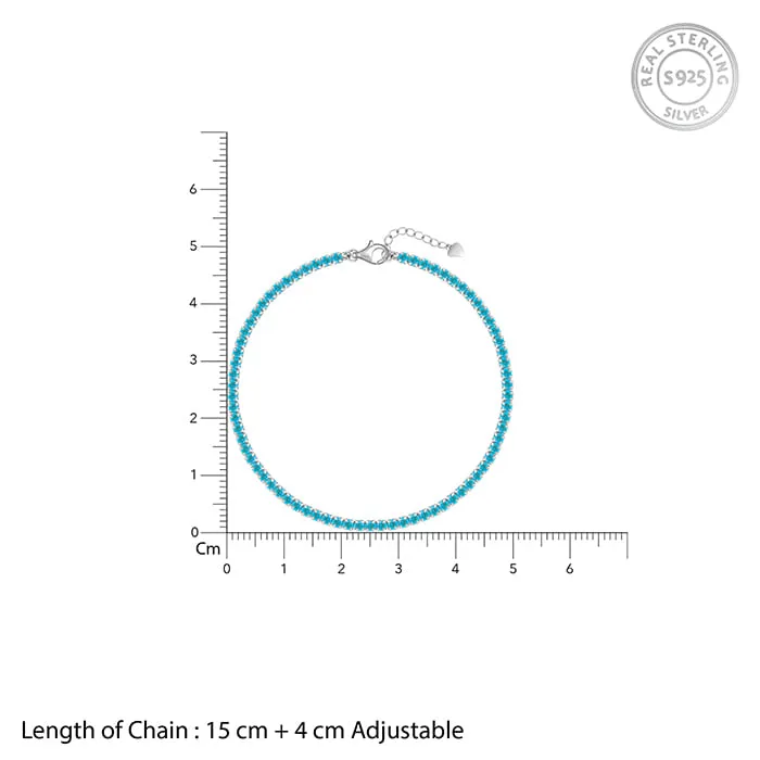 Silver Celebrate in Blue Bracelet Giva
