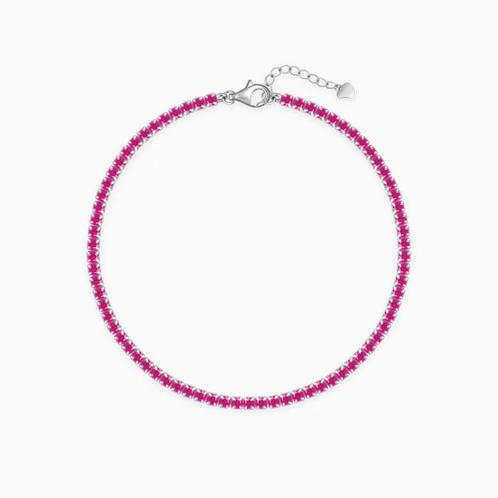 Silver Celebrate in Pink Bracelet Giva