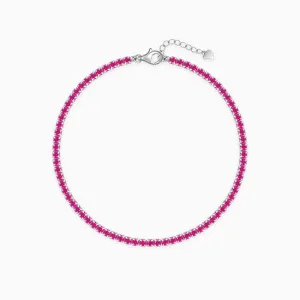 Silver Celebrate in Pink Bracelet Giva