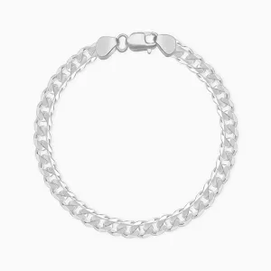 Silver Classic Bracelet for Him Giva
