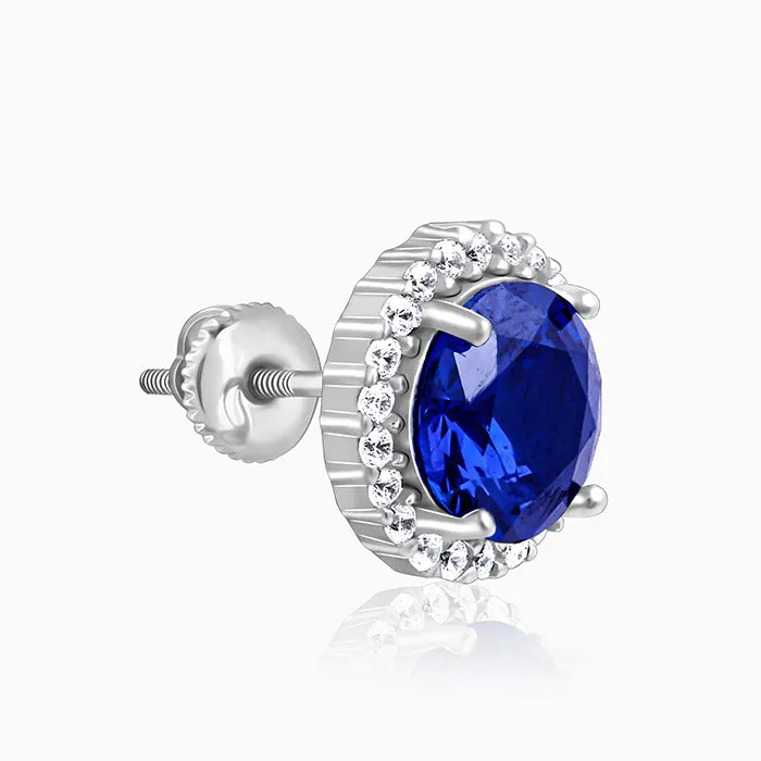 Silver Cobalt Dreams Earrings Giva