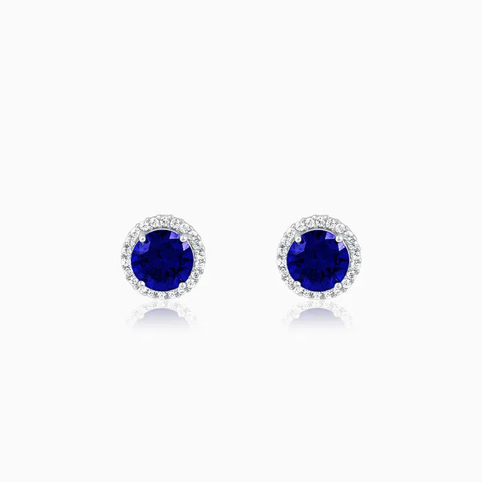 Silver Cobalt Dreams Earrings Giva