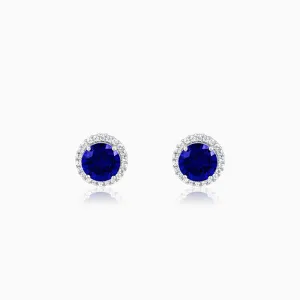 Silver Cobalt Dreams Earrings Giva