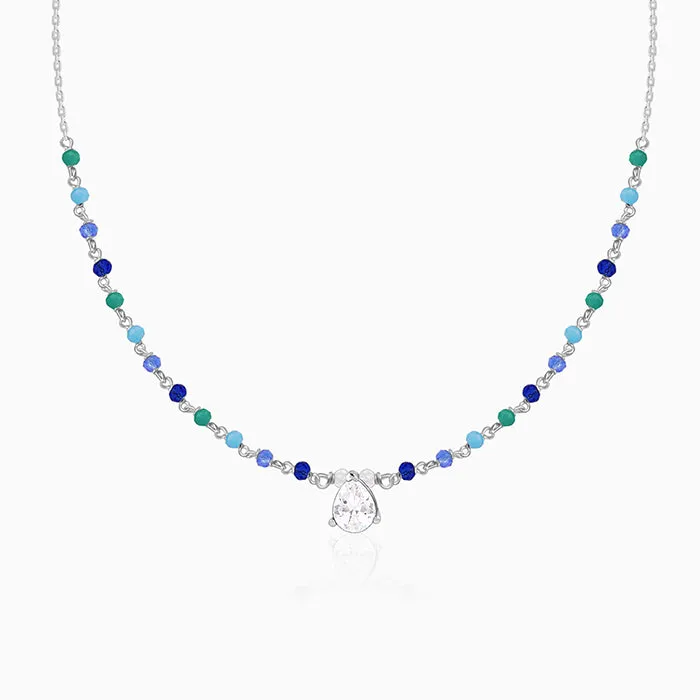 Silver Colourful Glint Necklace Giva