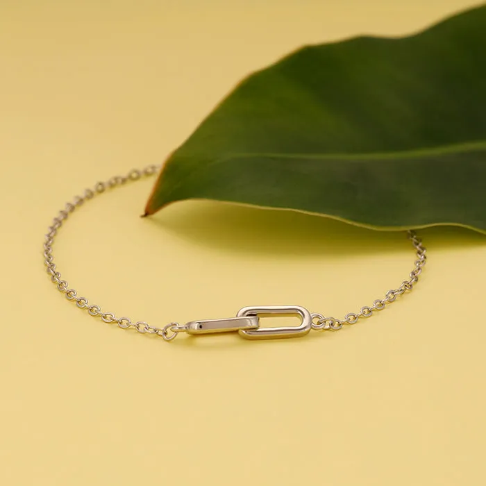 Silver Continuity Bracelet Giva