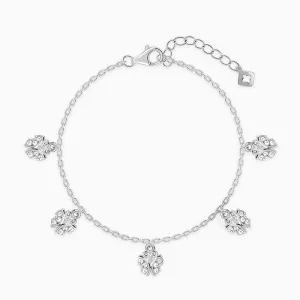 Silver Elegant Butterfly Bracelet Giva