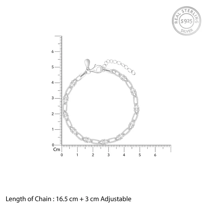 Silver Forever Linked Bracelet Giva