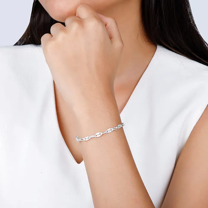Silver Forever Linked Bracelet Giva