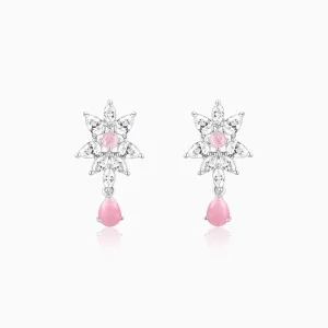 Silver Garland Of Flowers Earrings Giva