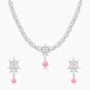 Silver Garland Of Flowers Set Giva