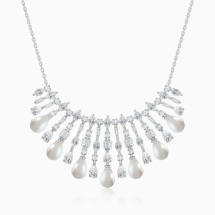 Silver Glamour Glow Necklace Giva