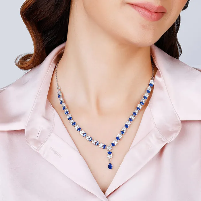 Silver Glamour In Colour Necklace Giva