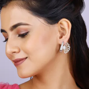 Silver Iconic Eyebright Hoop Earrings Giva