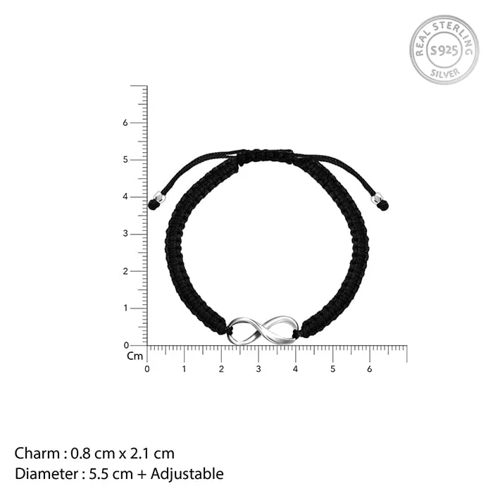 Silver Infinity Bracelet Giva