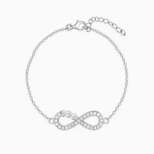 Silver Infinity Heart Bracelet Giva