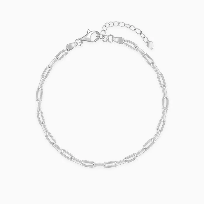 Silver Interlinked Chain Bracelet Giva