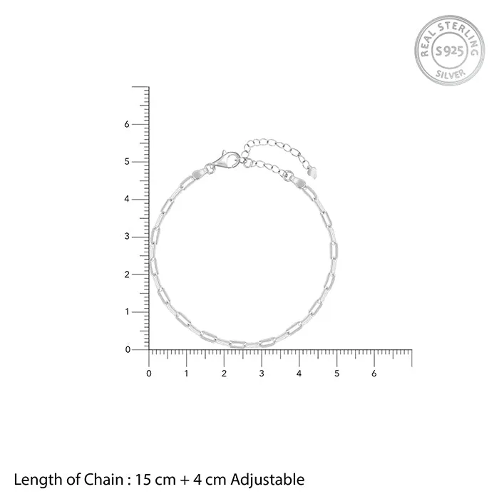Silver Interlinked Chain Bracelet Giva