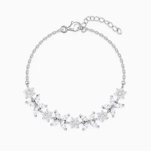 Silver Kind Floral Bracelet Giva