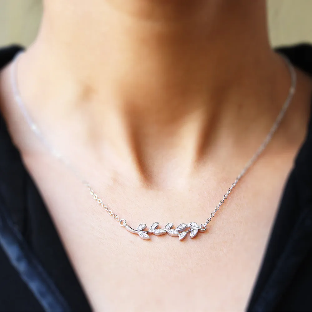 Silver Leaf Set Giva