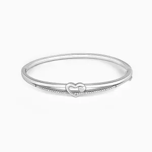 Silver Minimal Heart Bracelet Giva
