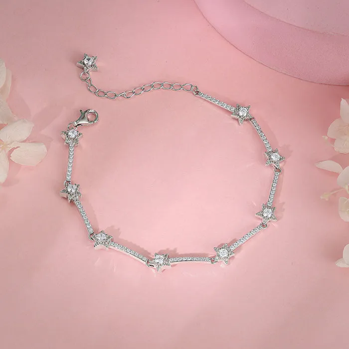 Silver Perfect Star Bracelet Giva