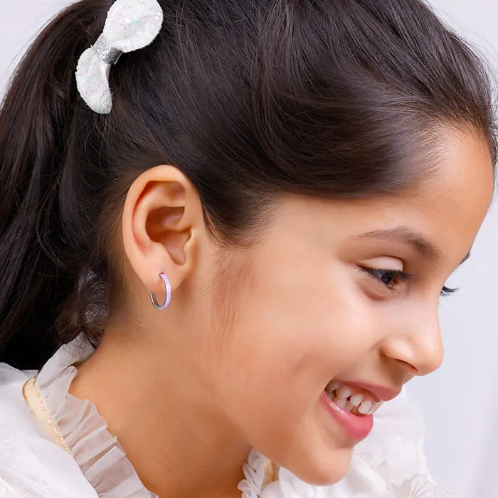Silver Pixie Kids Hoop Earrings (4-12 yrs) Giva