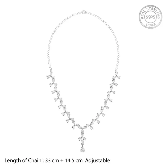 Silver Sparkling Beauty Necklace Giva