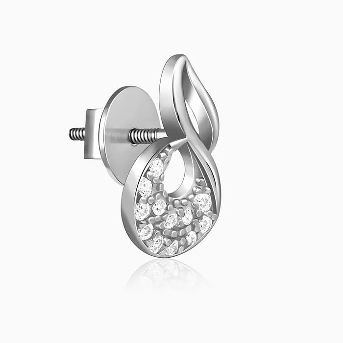 Silver Swirlshine Earrings Giva