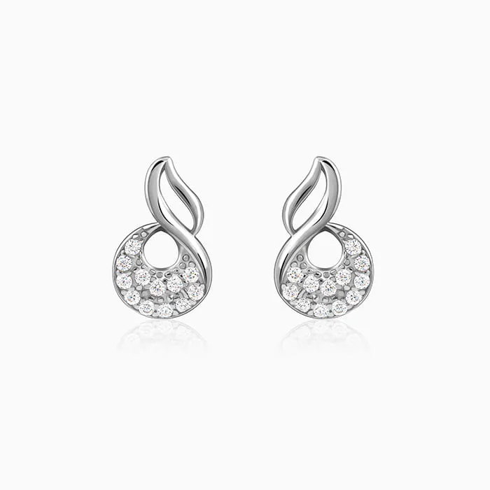 Silver Swirlshine Earrings Giva