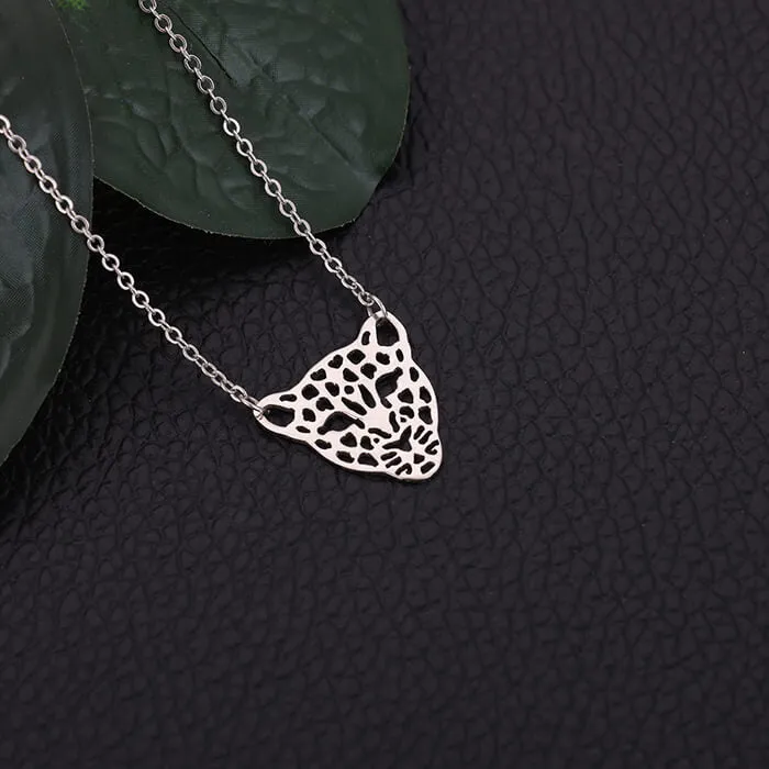 Silver The Big Cat Necklace Giva