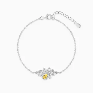 Silver The Fleur Bracelet Giva