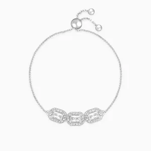 Silver Triple Zircon Bracelet Giva