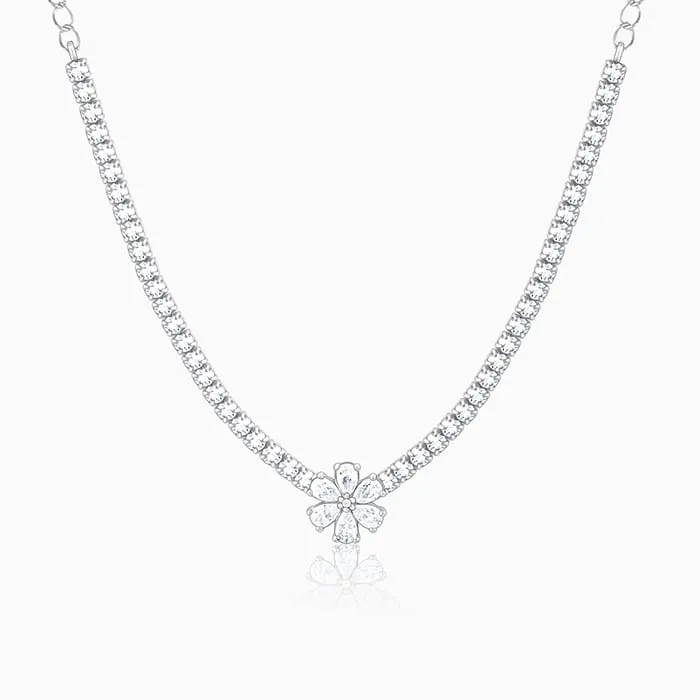 Silver Virtuous Flora Necklace Giva