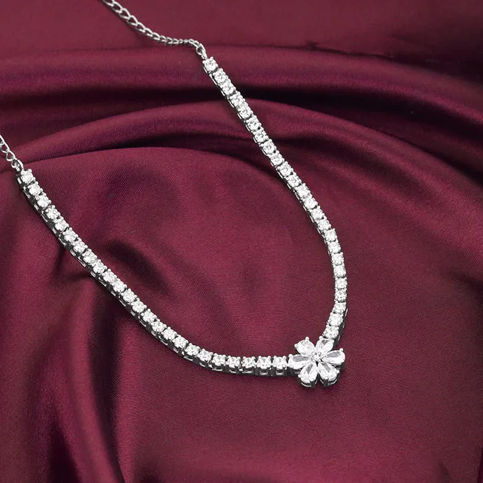 Silver Virtuous Flora Necklace Giva