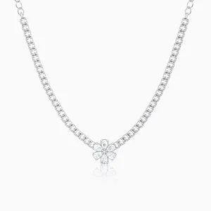 Silver Virtuous Flora Necklace Giva
