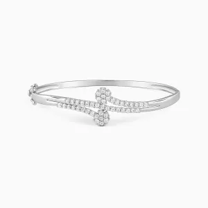 Silver You Sparkle Cuff Bangle Giva