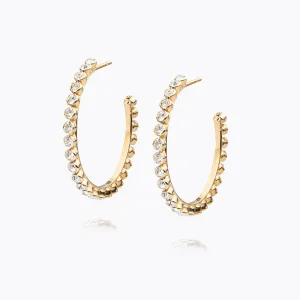 Siri Large Earrings / Crystal Caroline Svedbom
