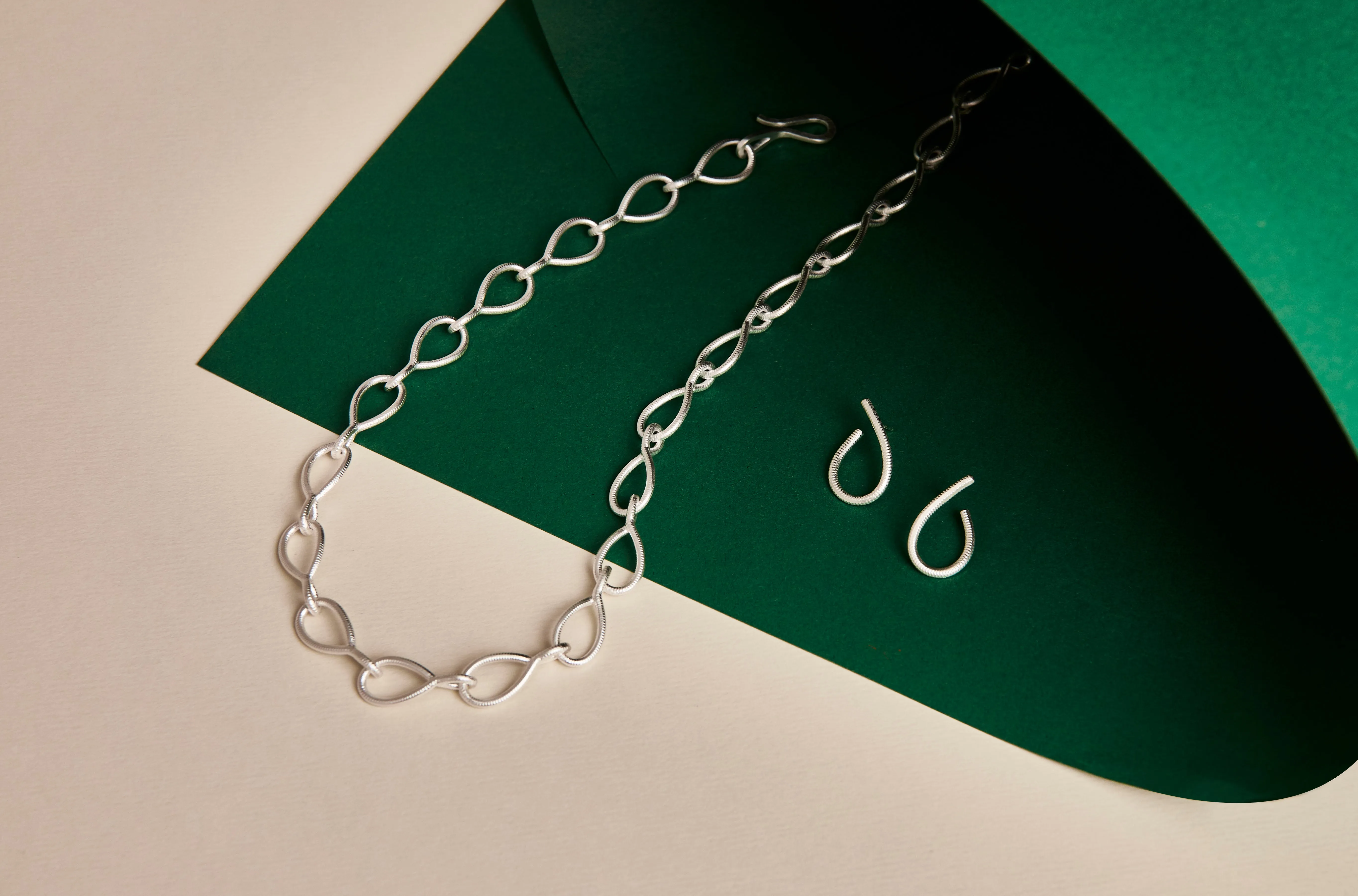Small Kharisma Silver Hoops