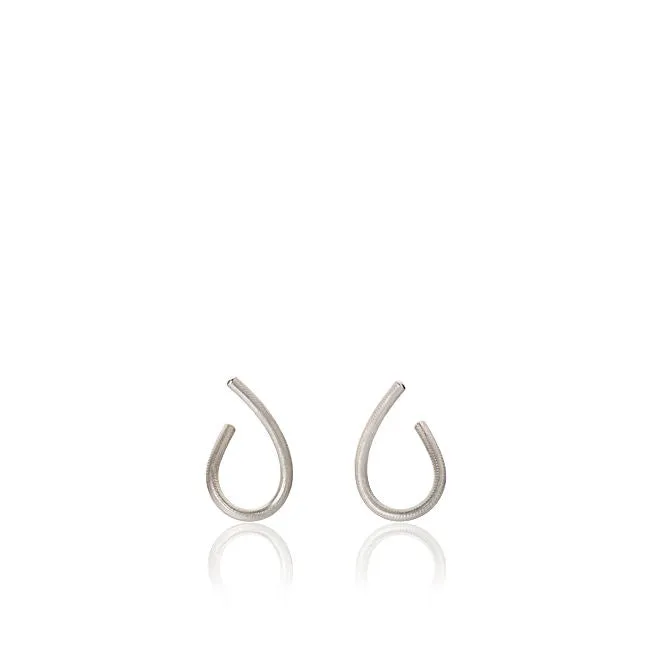 Small Kharisma Silver Hoops