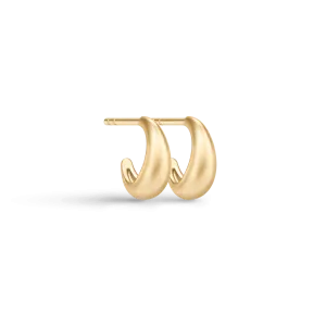 Sparrow Mini Gold Plated Hoops