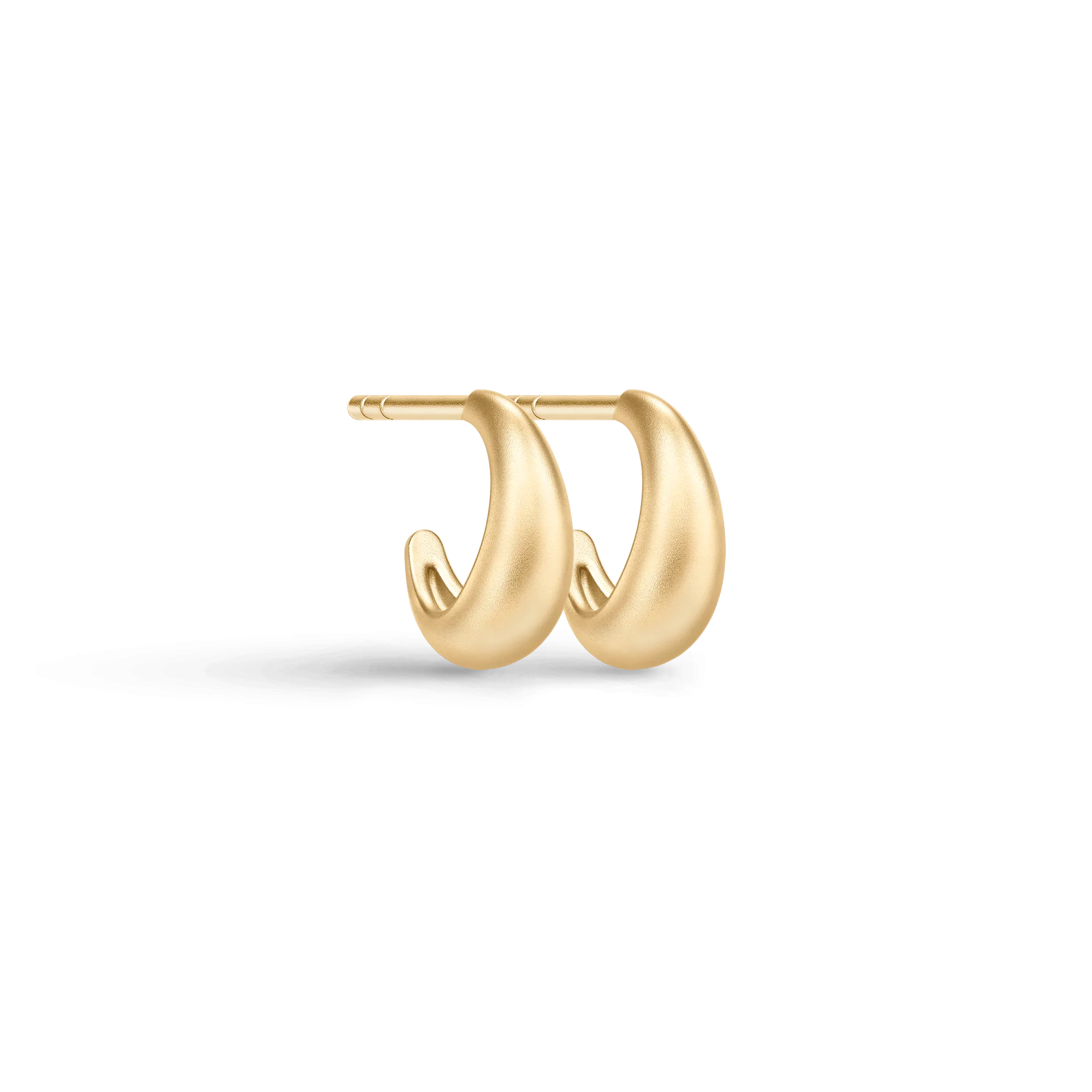 Sparrow Mini Gold Plated Hoops