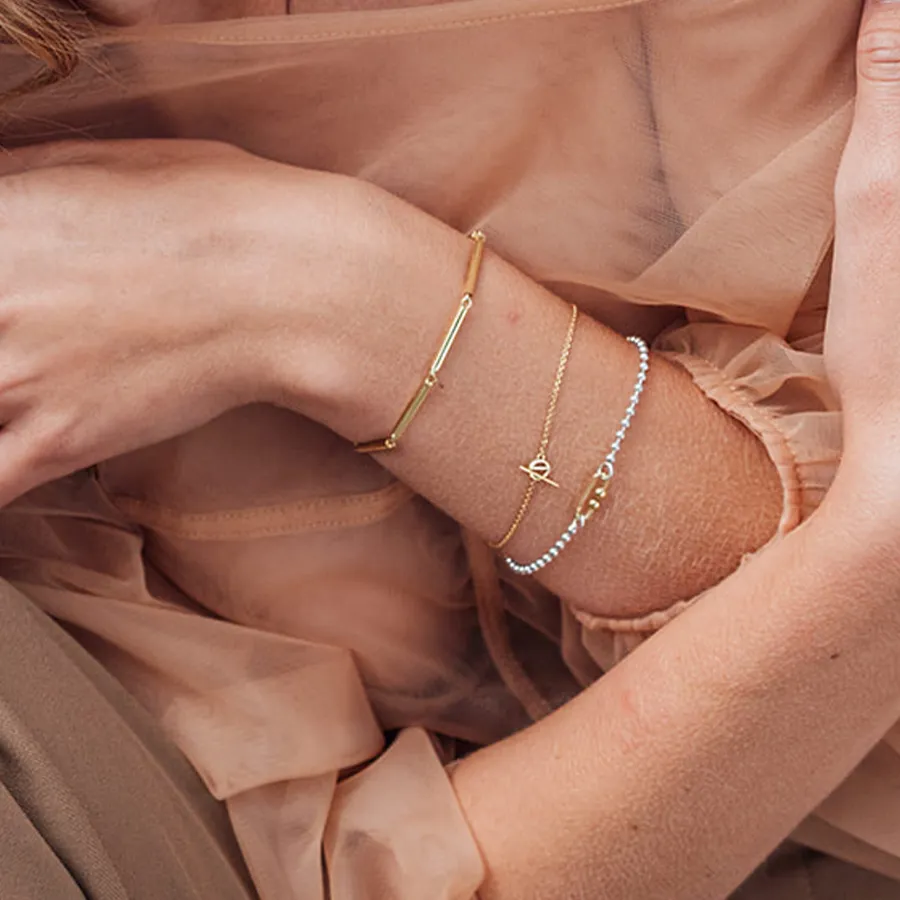 Sunray 18K Gold Bracelet