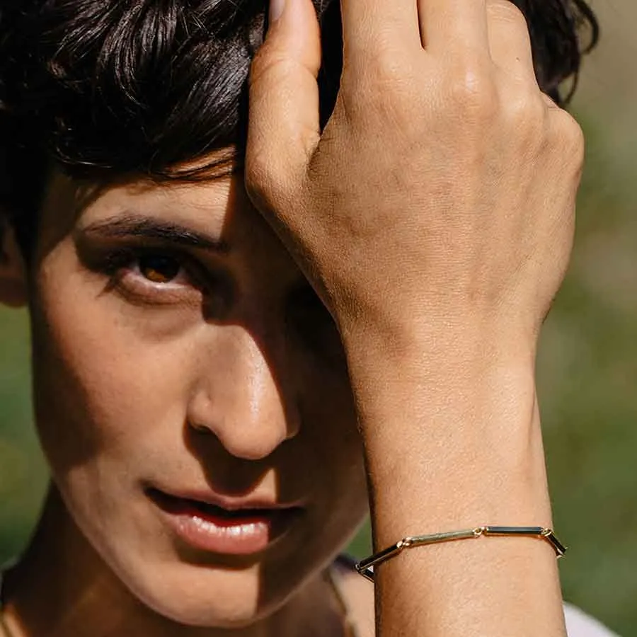 Sunray 18K Gold Bracelet