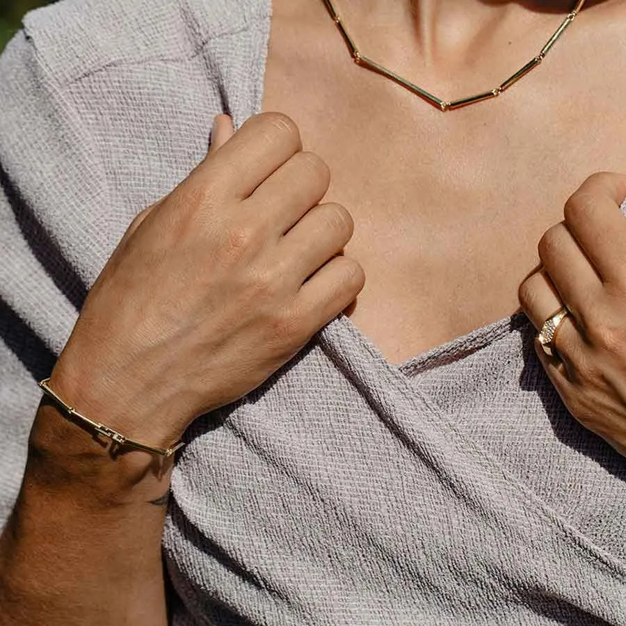 Sunray 18K Gold Bracelet