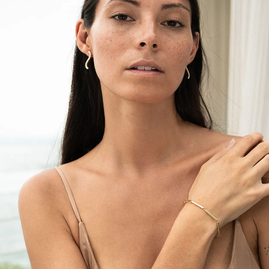 Sunray 18K Gold Bracelet