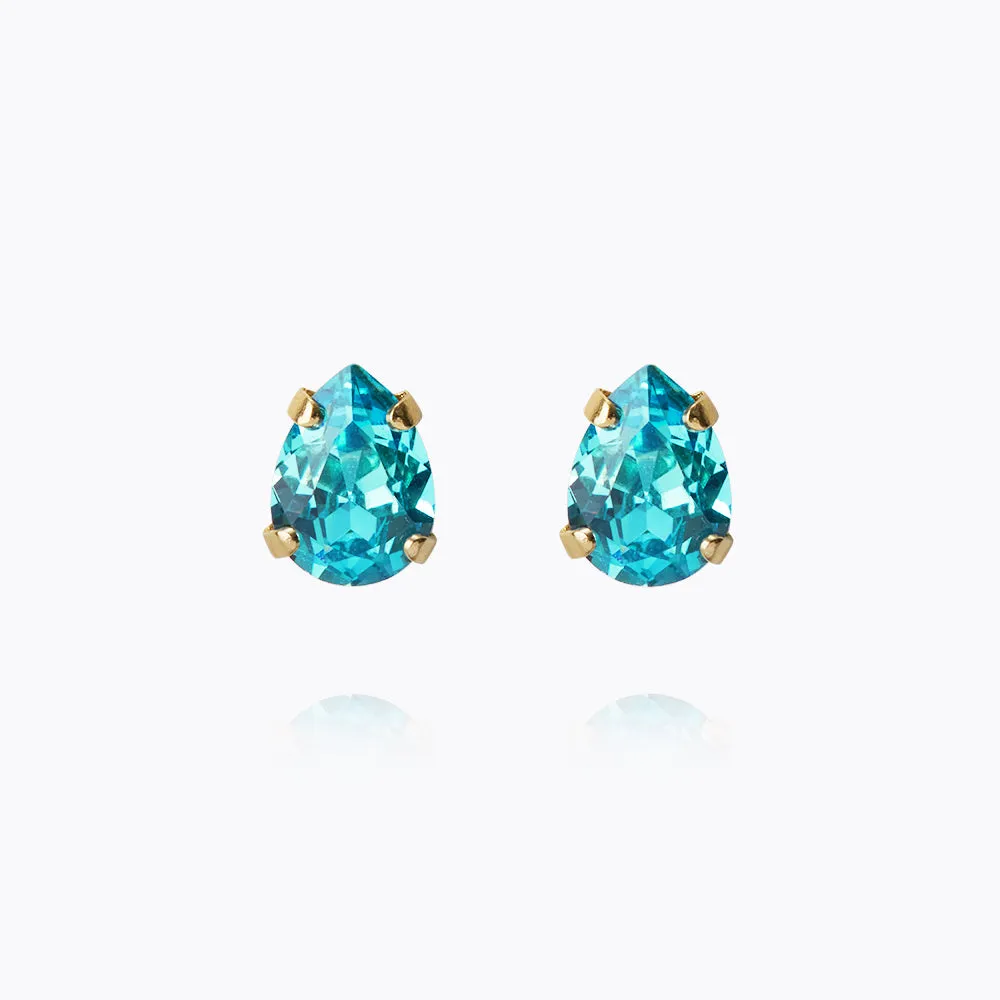 Superpetite Drop Earrings / Aquamarine Caroline Svedbom