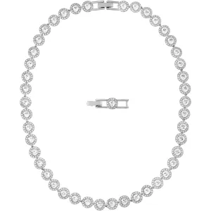 Swarovski Angelic Necklace White, Rhodium Plated